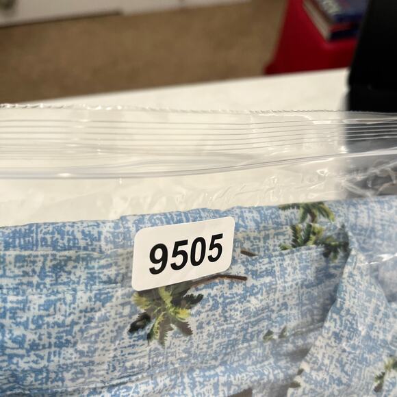 Hawks Bay Shirt Mens Extra Large Hawaiian Resort‎ Palm Button-Front Camp Cabana - Picture 9 of 10